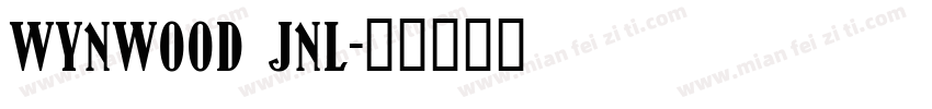 Wynwood JNL字体转换